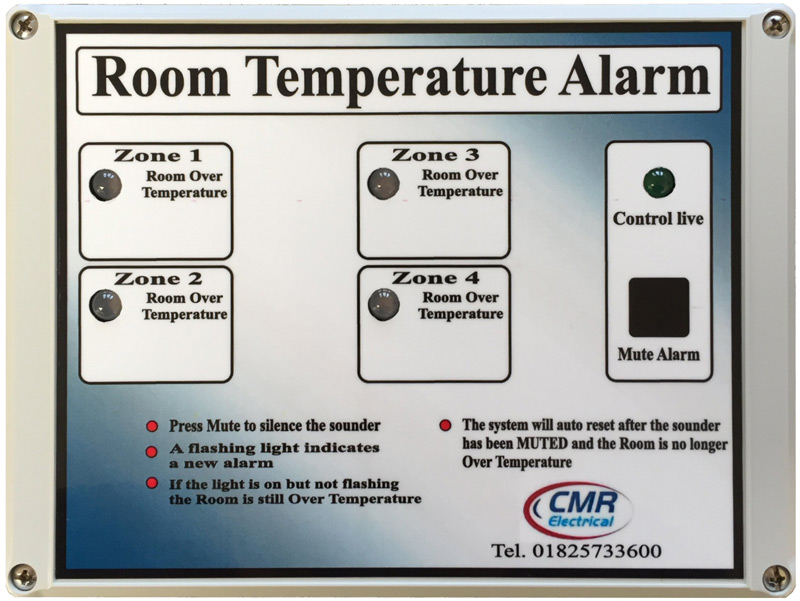 Room Over Temperature Alarms Systems Category CMR Electrical